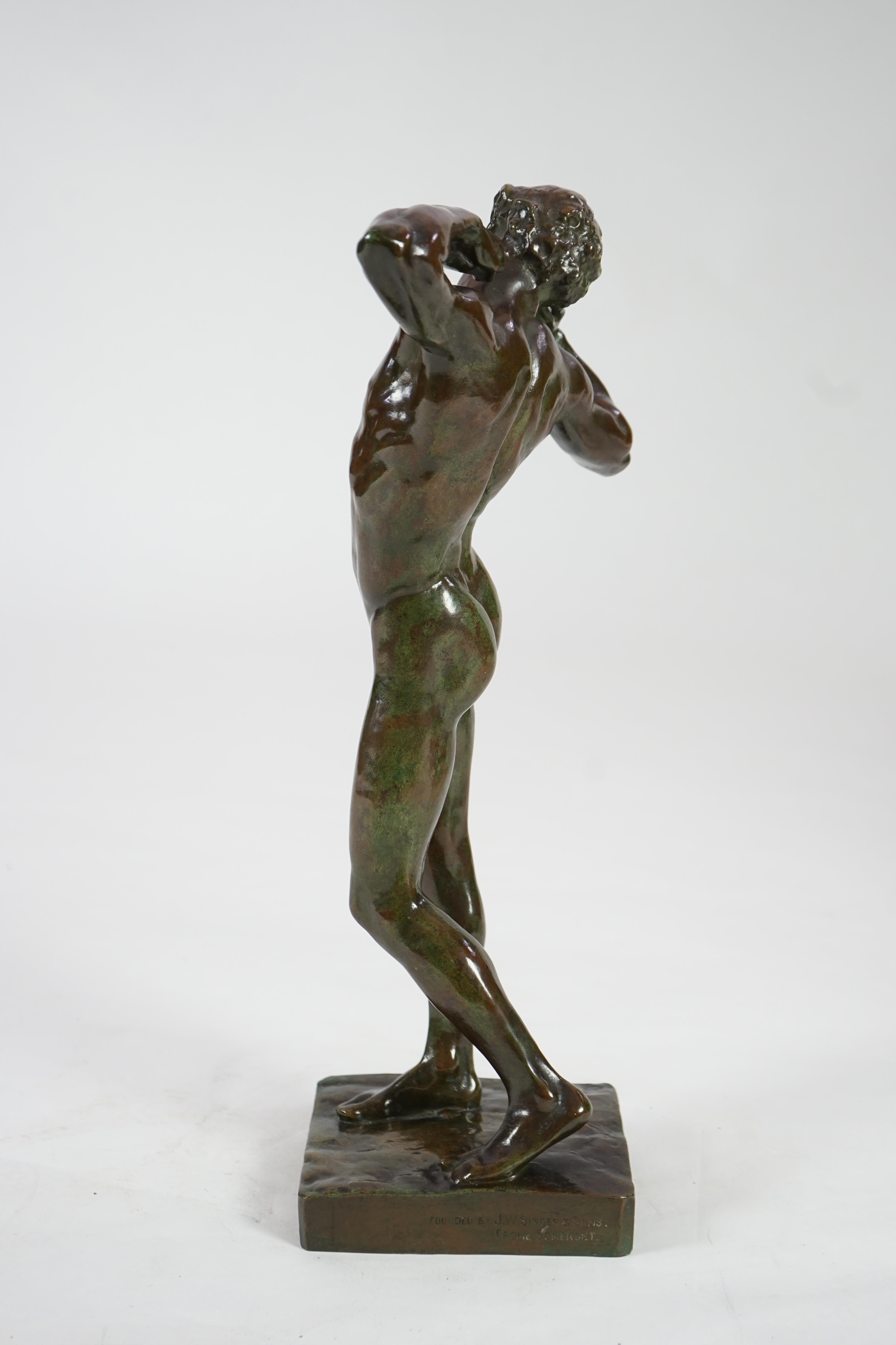 Frederic, Lord Leighton, P.R.A., R.W.S. (British, 1830-1896), The Sluggard, bronze